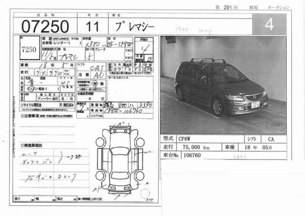 1999 Mazda Premacy Photos