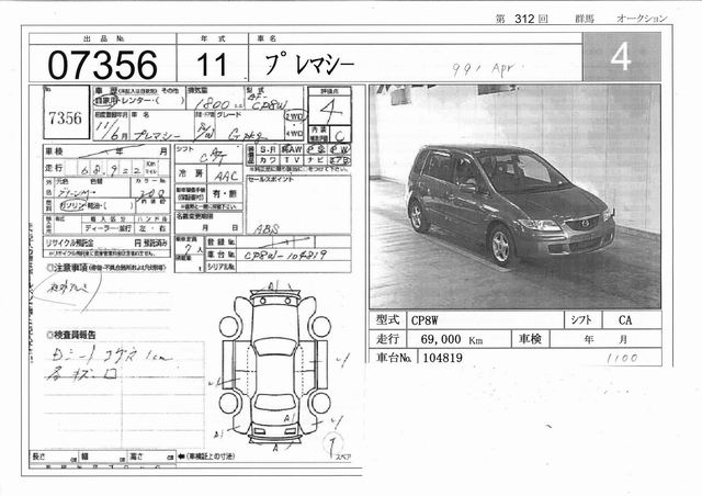 1999 Mazda Premacy Wallpapers