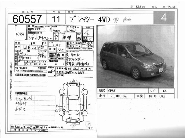 1999 Mazda Premacy Wallpapers