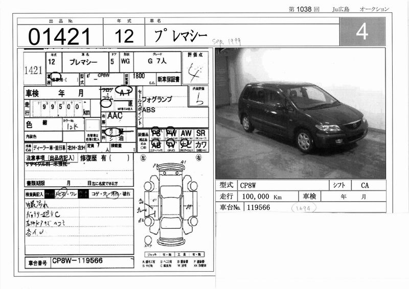 2000 Mazda Premacy Photos