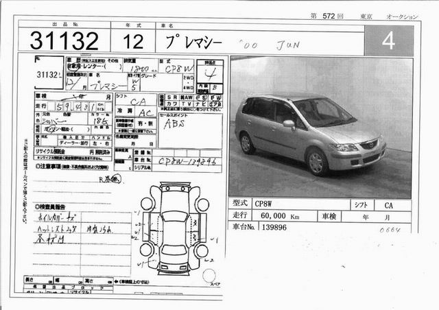 2000 Mazda Premacy Pictures