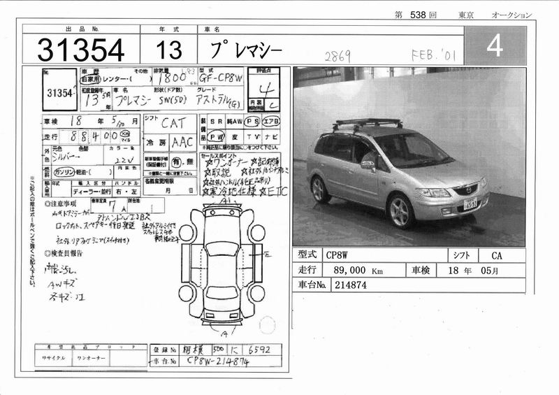 2001 Mazda Premacy Photos