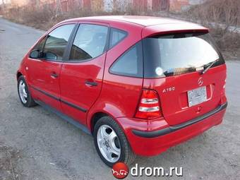 2002 Mercedes-Benz A-Class Pictures