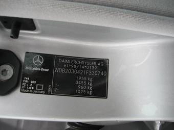 2002 Mercedes-Benz C-Class For Sale