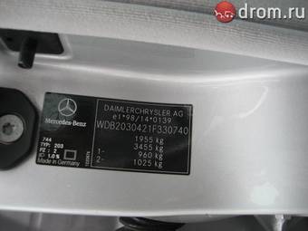 2002 Mercedes-Benz C-Class For Sale