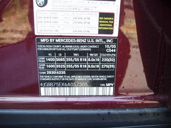 2005 Mercedes-Benz M-Class Pictures