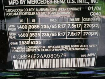 2006 Mercedes-Benz M-Class Pictures