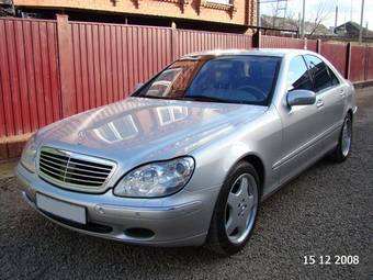 2000 Mercedes-Benz S-Class Pictures