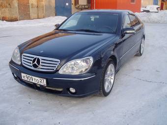 2001 Mercedes-Benz S-Class Pictures
