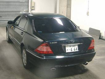 2001 Mercedes-Benz S-Class For Sale