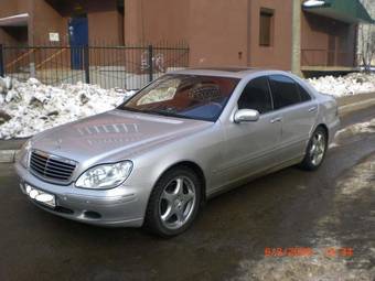 2001 Mercedes-Benz S-Class Pictures