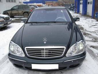 2001 Mercedes-Benz S-Class Photos