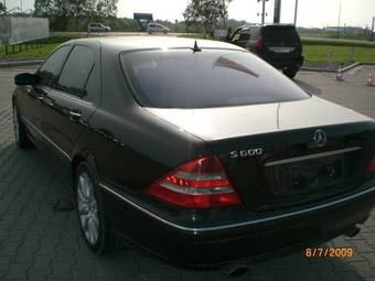 2001 Mercedes-Benz S-Class Pictures