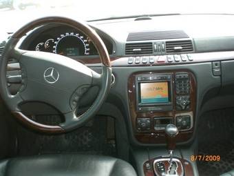 2001 Mercedes-Benz S-Class Photos