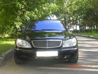 2001 Mercedes-Benz S-Class Pictures