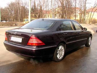 2001 Mercedes-Benz S-Class Pictures