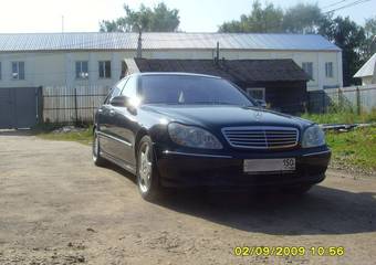 2001 Mercedes-Benz S-Class Pictures