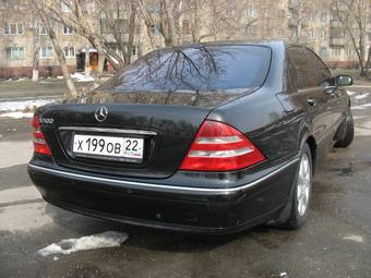2002 Mercedes-Benz S-Class Pictures