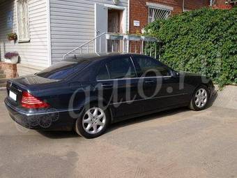 2002 Mercedes-Benz S-Class Pictures