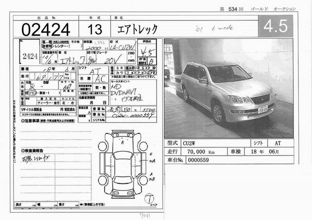 2001 Mitsubishi Airtrek