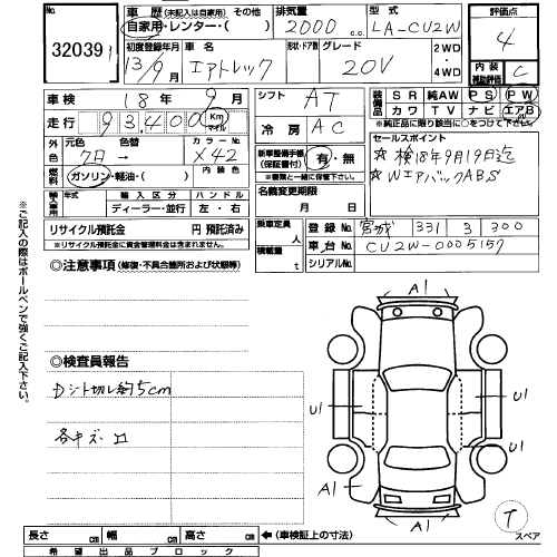 2001 Mitsubishi Airtrek Pictures