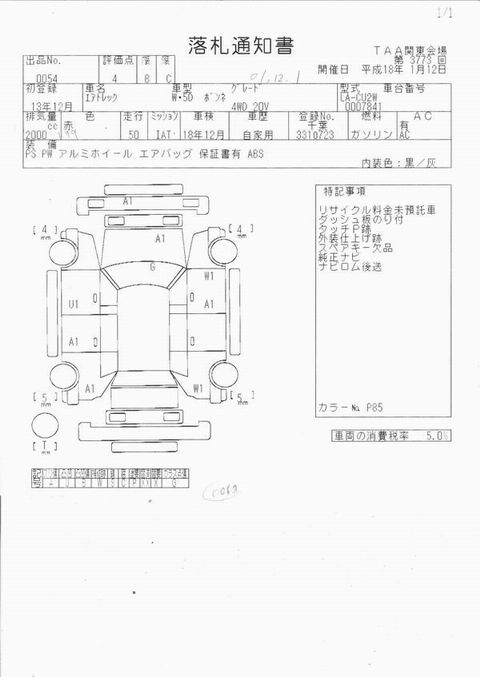 2001 Mitsubishi Airtrek Images