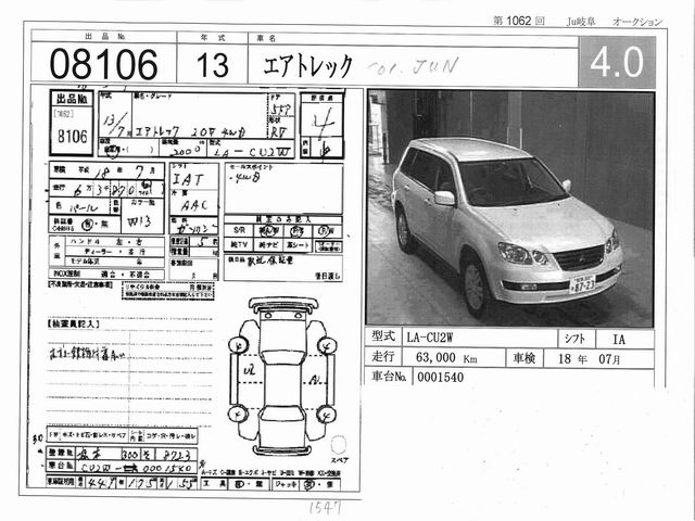 2001 Mitsubishi Airtrek Pics