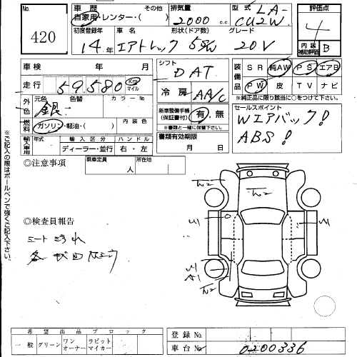 2002 Mitsubishi Airtrek Pictures