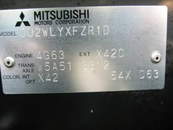 2002 Mitsubishi Airtrek Pictures