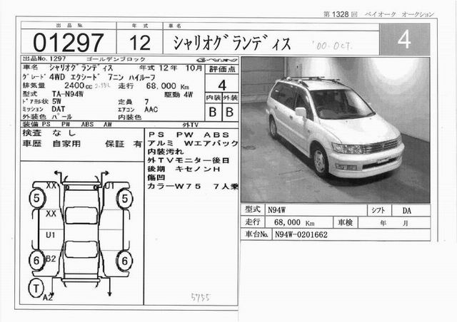 2000 Mitsubishi Chariot Grandis