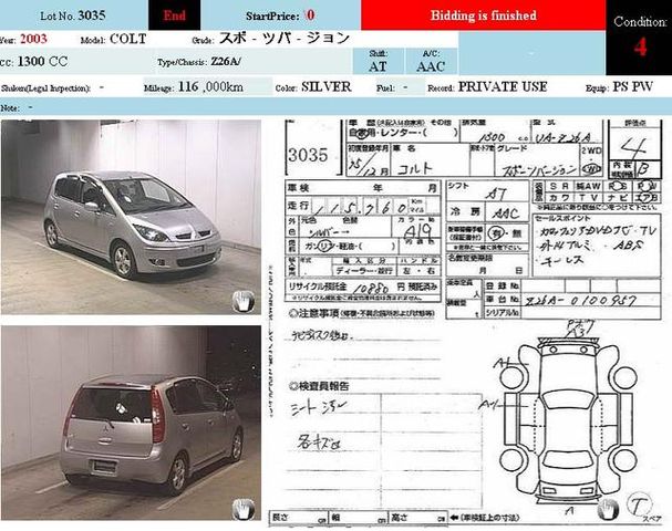 2003 Mitsubishi Colt