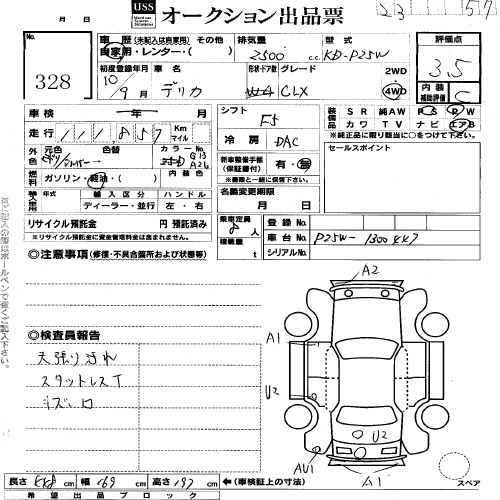 1998 Mitsubishi Delica Photos