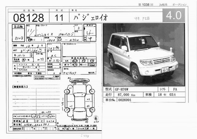 1999 Mitsubishi Pajero Pictures