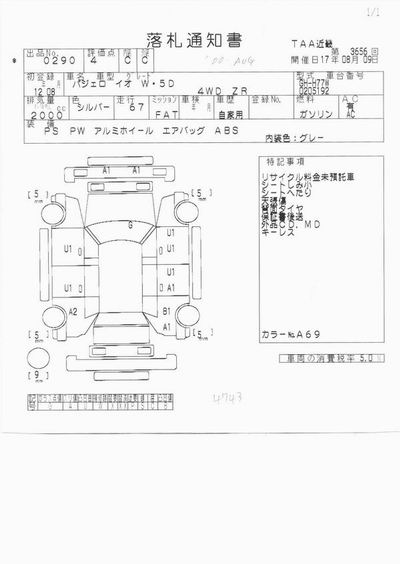 2000 Mitsubishi Pajero iO Pics