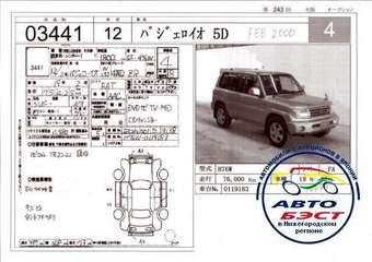 2000 Mitsubishi Pajero iO Pics