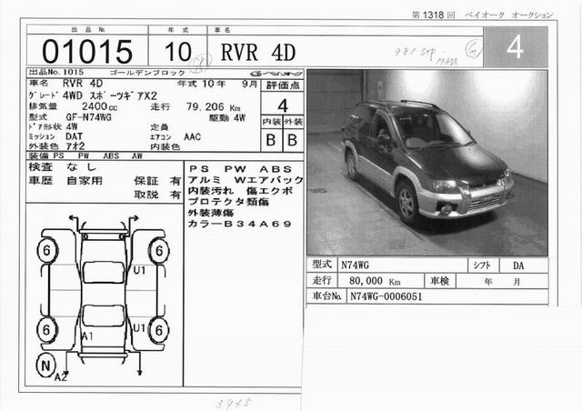 1998 Mitsubishi RVR Wallpapers