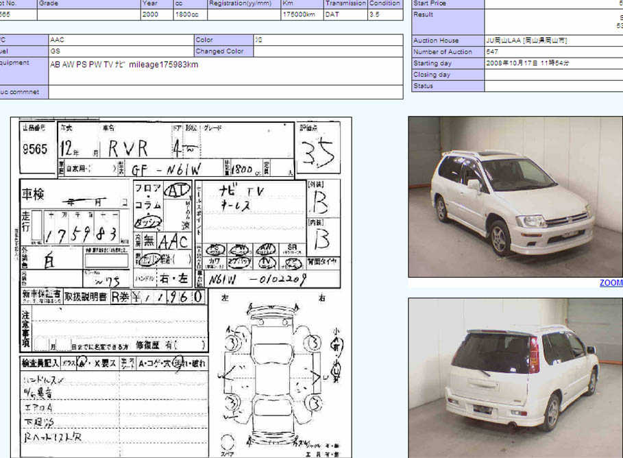 1999 Mitsubishi RVR
