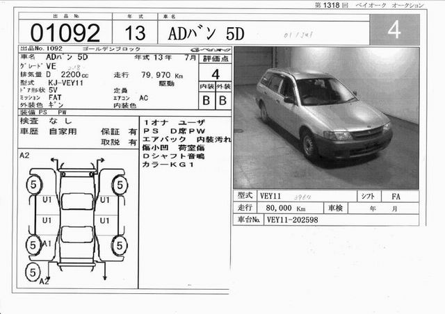 2001 Nissan AD Wagon Photos