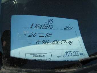 2001 Nissan Bluebird Pictures
