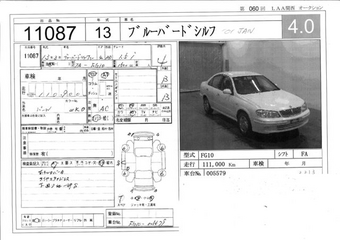 2001 Nissan Bluebird Sylphy