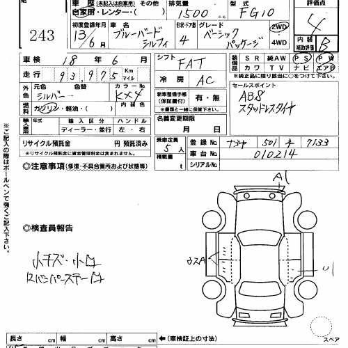 2001 Nissan Bluebird Sylphy Pictures