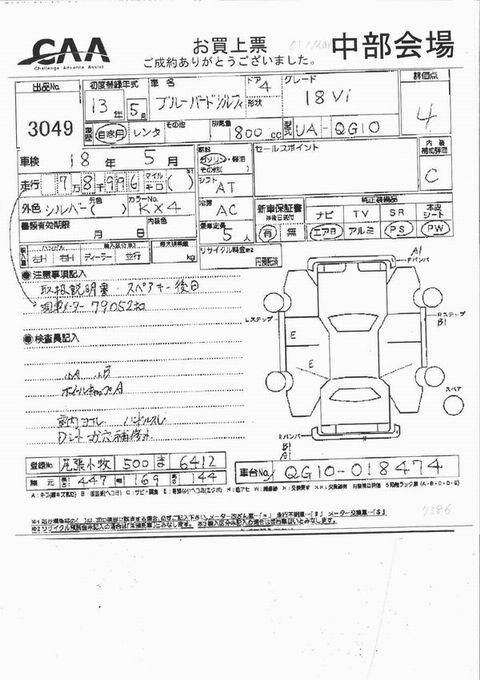 2001 Nissan Bluebird Sylphy Photos