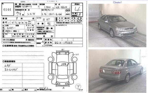 2002 Nissan Bluebird Sylphy Pictures