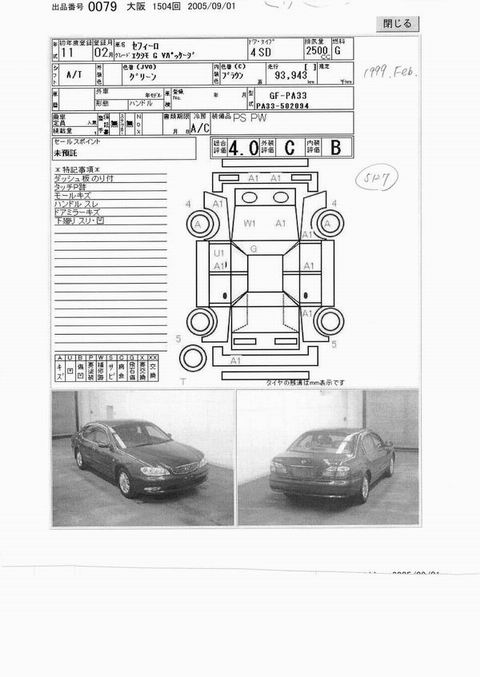 1999 Nissan Cefiro Pics
