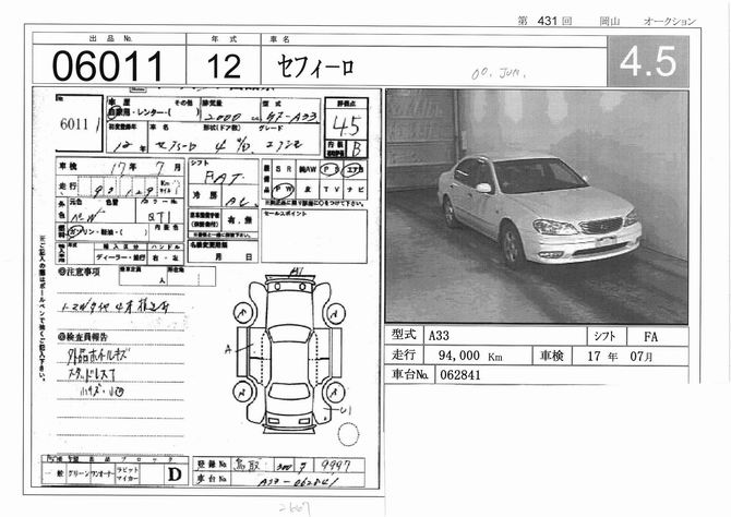 2000 Nissan Cefiro Pictures