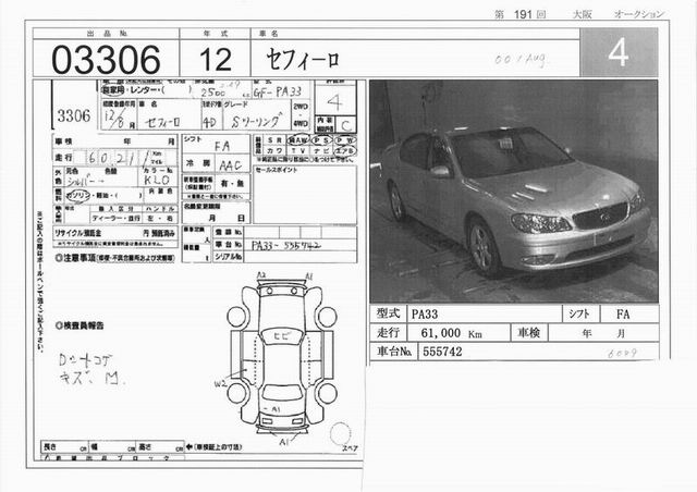2000 Nissan Cefiro Photos
