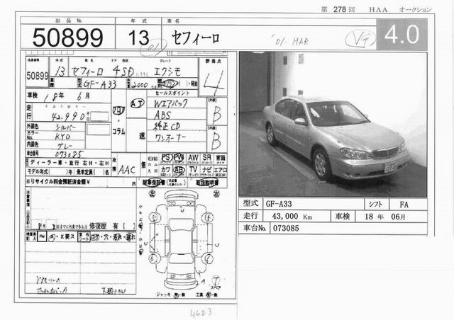 2001 Nissan Cefiro Pictures