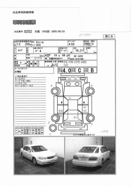 2001 Nissan Cefiro Pictures