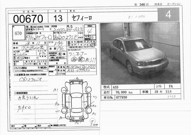 2001 Nissan Cefiro Photos