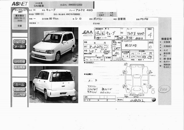 2002 Nissan Cube For Sale